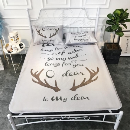 91家纺网 家纺一手货源 找家纺 （总）昔可家纺 爆款冰丝席简约系列