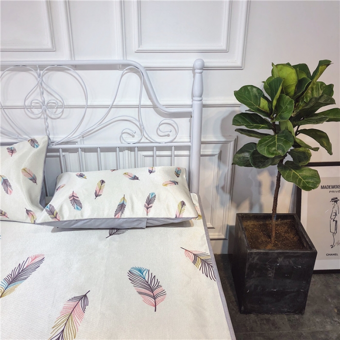 91家纺网 家纺一手货源 找家纺 （总）昔可家纺 爆款冰丝席简约系列