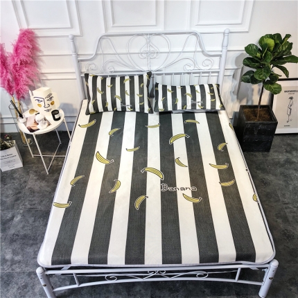 91家纺网 家纺一手货源 找家纺 （总）昔可家纺 爆款冰丝席简约系列