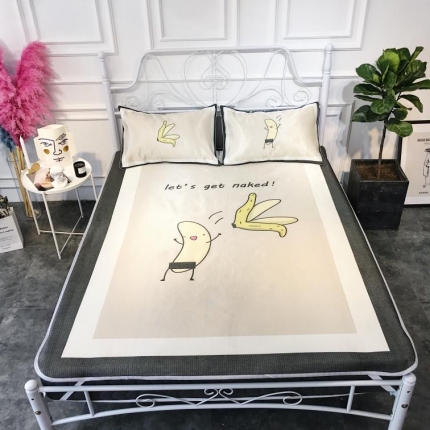 91家纺网 家纺一手货源 找家纺 （总）昔可家纺 爆款冰丝席卡通系列