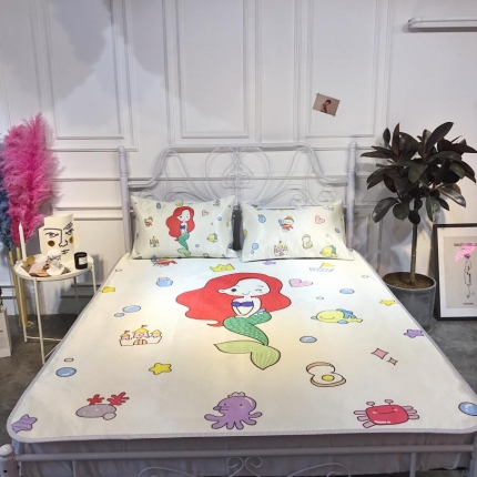 91家纺网 家纺一手货源 找家纺 （总）昔可家纺 爆款冰丝席卡通系列