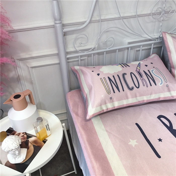 91家纺网 家纺一手货源 找家纺 （总）昔可家纺 爆款冰丝席卡通系列