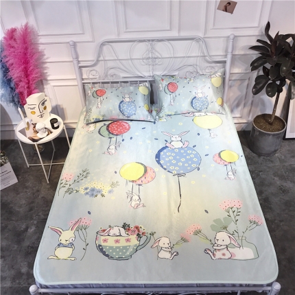 91家纺网 家纺一手货源 找家纺 （总）昔可家纺 爆款冰丝席卡通系列