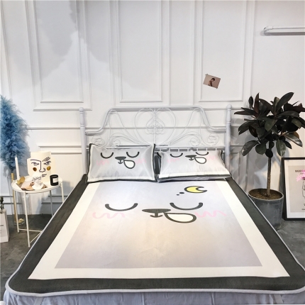 91家纺网 家纺一手货源 找家纺 （总）昔可家纺 爆款冰丝席卡通系列