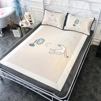 91家纺网 家纺一手货源 找家纺 （总）昔可家纺 爆款冰丝席卡通系列