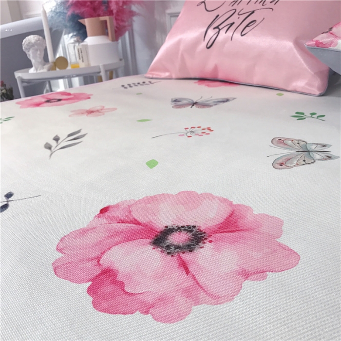 91家纺网 家纺一手货源 找家纺 （总）昔可家纺 爆款冰丝席绿植花卉系列