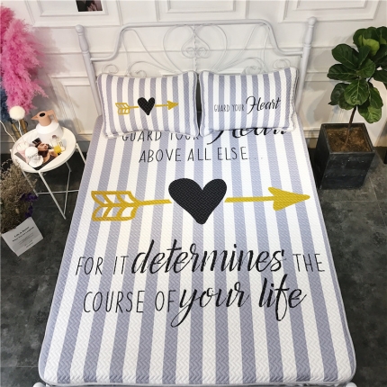 91家纺网 家纺一手货源 找家纺 昔可 chic风高颜值亲肤天丝空调软席三件套一剑穿心