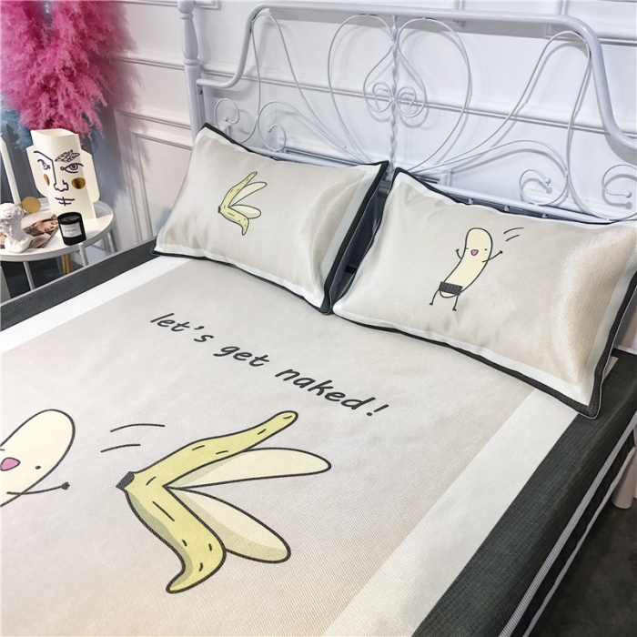 91家纺网 家纺一手货源 找家纺 昔可家纺 爆款冰丝席卡通系列 赤裸