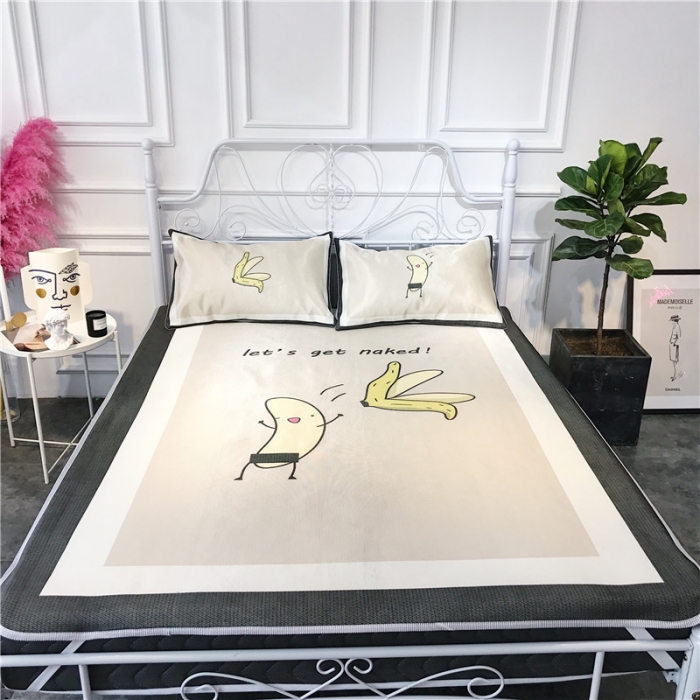 91家纺网 家纺一手货源 找家纺 昔可家纺 爆款冰丝席卡通系列 赤裸