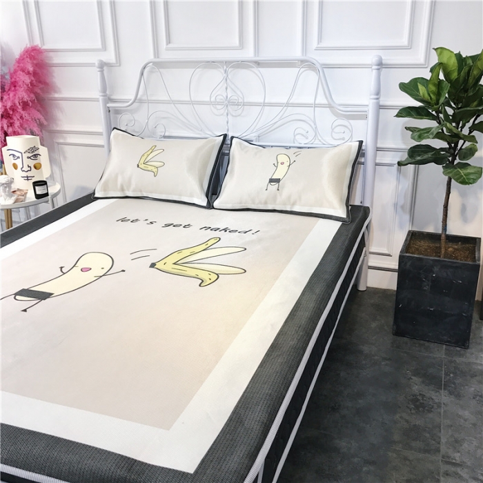 91家纺网 家纺一手货源 找家纺 昔可家纺 爆款冰丝席卡通系列 赤裸