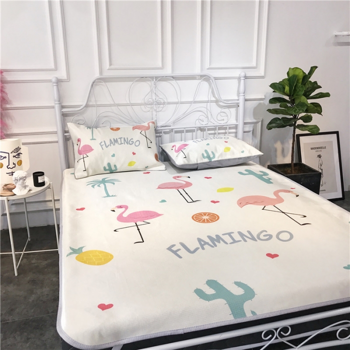 91家纺网 家纺一手货源 找家纺 昔可家纺 爆款冰丝席 水果火鸟