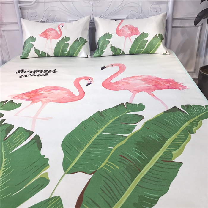 91家纺网 家纺一手货源 找家纺 昔可家纺 爆款冰丝席 天堂鸟