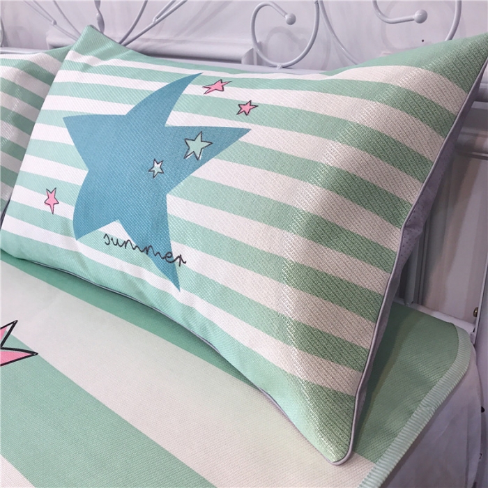 91家纺网 家纺一手货源 找家纺 昔可家纺 爆款冰丝席 椰树火鸟