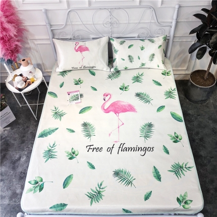 昔可家纺 爆款冰丝席 叶子鸟