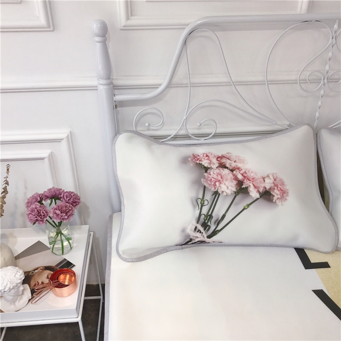 91家纺网 家纺一手货源 找家纺 昔可家纺 2018新款3D凉席 Love花