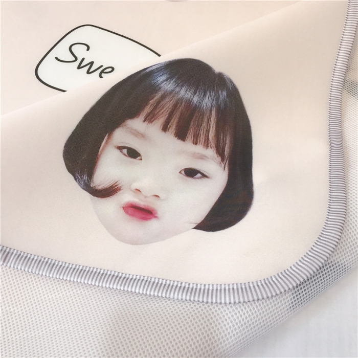 91家纺网 家纺一手货源 找家纺 昔可家纺 2018新款3D凉席 可爱女孩