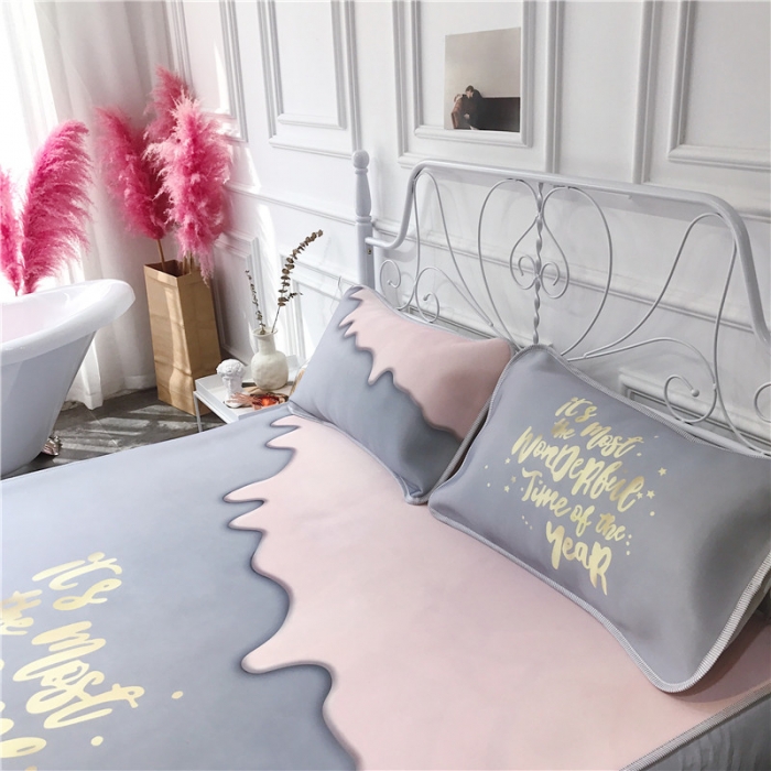 91家纺网 家纺一手货源 找家纺 昔可家纺 2018新款3D凉席 美好时光