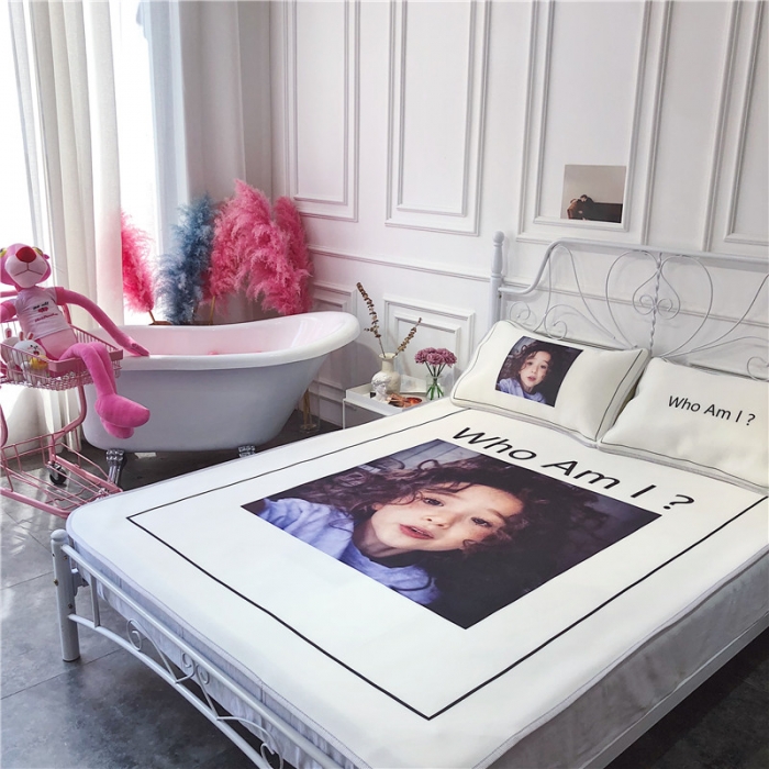 91家纺网 家纺一手货源 找家纺 昔可家纺 2018新款3D凉席 紫色女孩