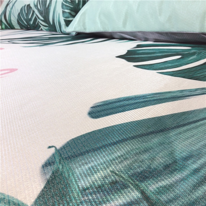 91家纺网 家纺一手货源 找家纺 昔可家纺 爆款冰丝席绿植花卉系列 网红绿植