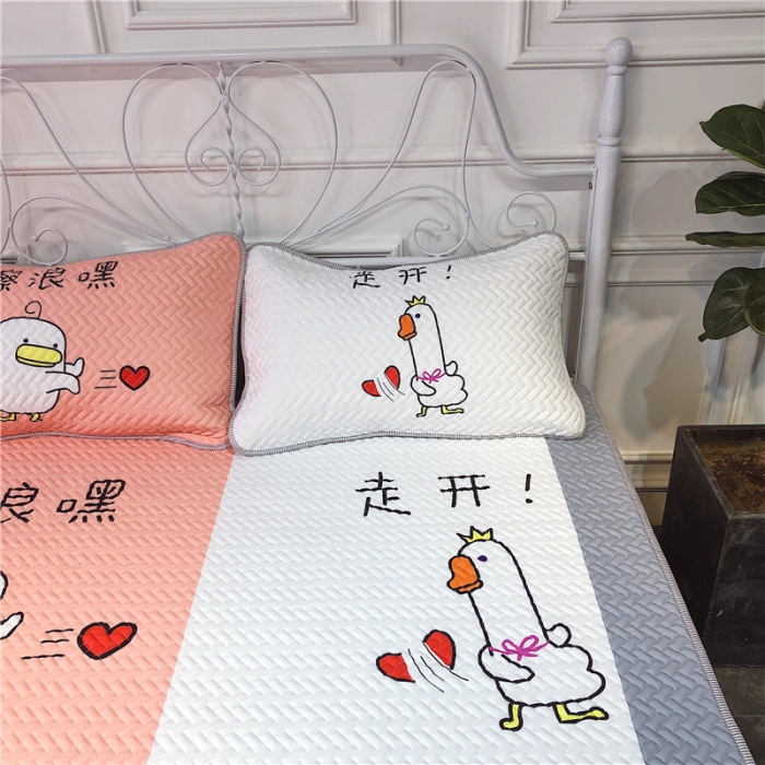 91家纺网 家纺一手货源 找家纺 昔可 chic风高颜值亲肤天丝空调软席三件套擦浪嘿