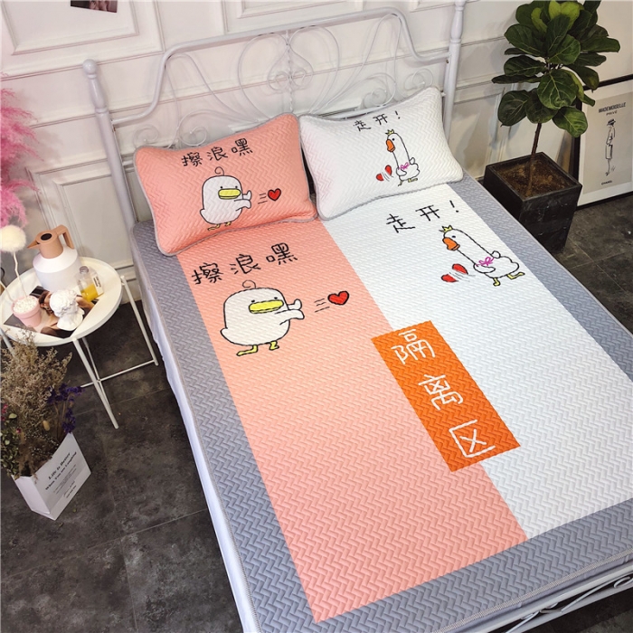 91家纺网 家纺一手货源 找家纺 昔可 chic风高颜值亲肤天丝空调软席三件套擦浪嘿