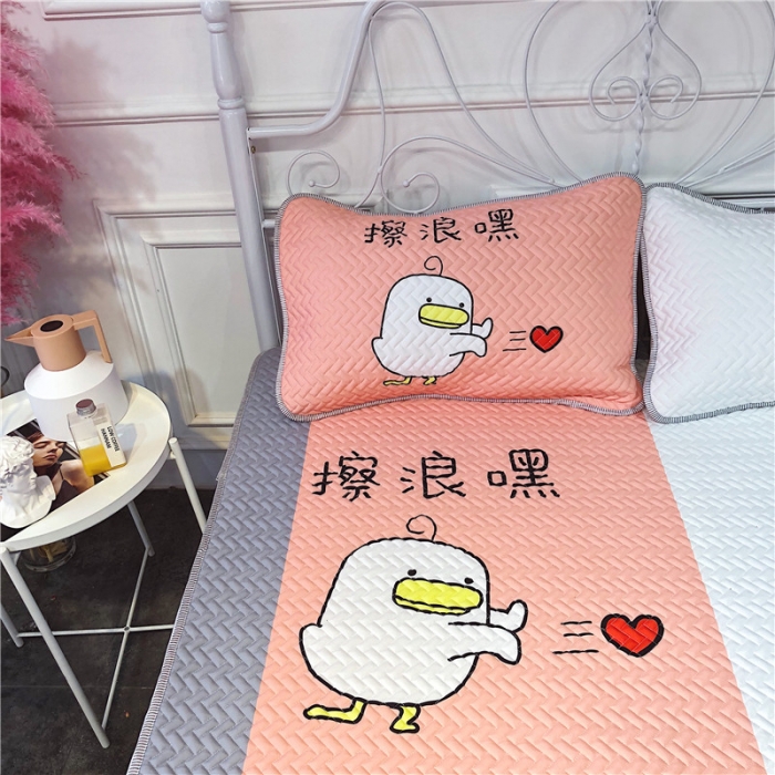 91家纺网 家纺一手货源 找家纺 昔可 chic风高颜值亲肤天丝空调软席三件套擦浪嘿