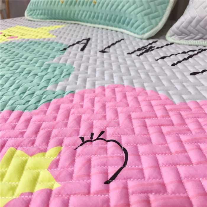 91家纺网 家纺一手货源 找家纺 昔可 chic风高颜值亲肤天丝空调软席三件套彩云