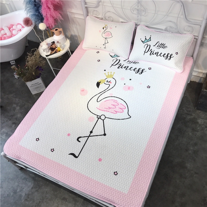 91家纺网 家纺一手货源 找家纺 昔可 chic风高颜值亲肤天丝空调软席三件套皇冠鸟