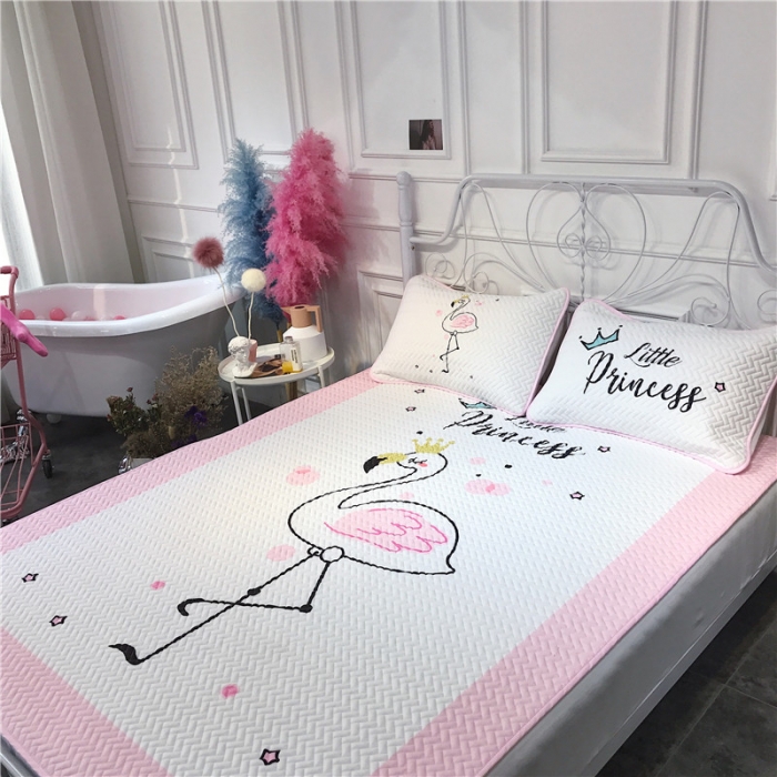 91家纺网 家纺一手货源 找家纺 昔可 chic风高颜值亲肤天丝空调软席三件套皇冠鸟