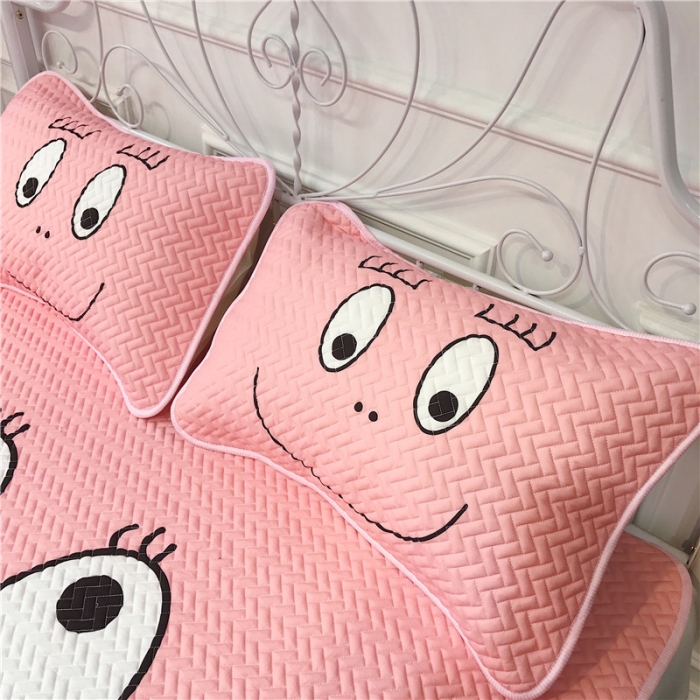 91家纺网 家纺一手货源 找家纺 昔可 chic风高颜值亲肤天丝空调软席三件套可爱巴巴