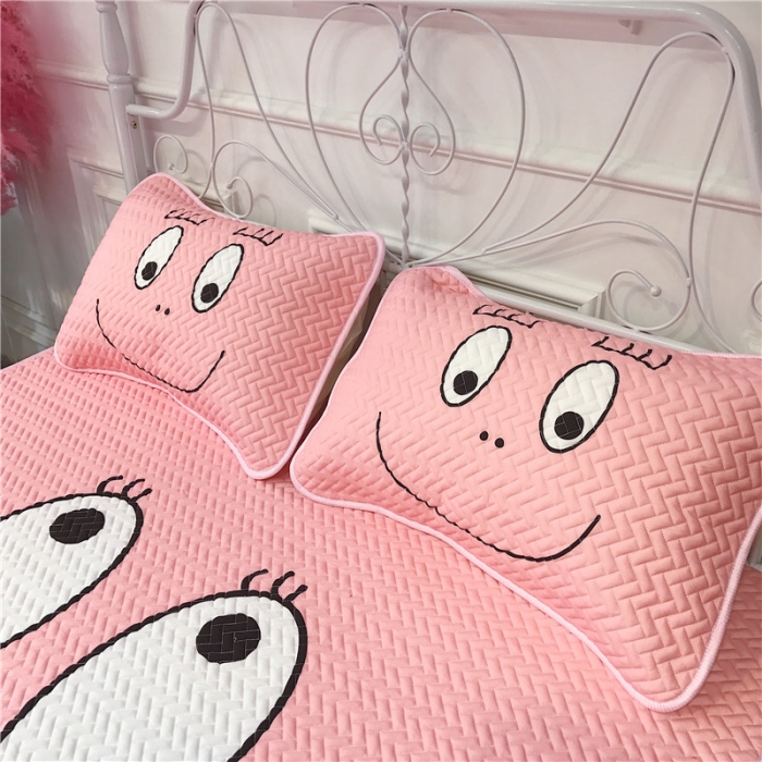 91家纺网 家纺一手货源 找家纺 昔可 chic风高颜值亲肤天丝空调软席三件套可爱巴巴