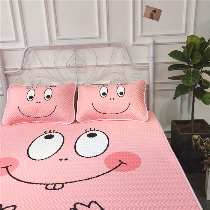 91家纺网 家纺一手货源 找家纺 昔可 chic风高颜值亲肤天丝空调软席三件套可爱巴巴