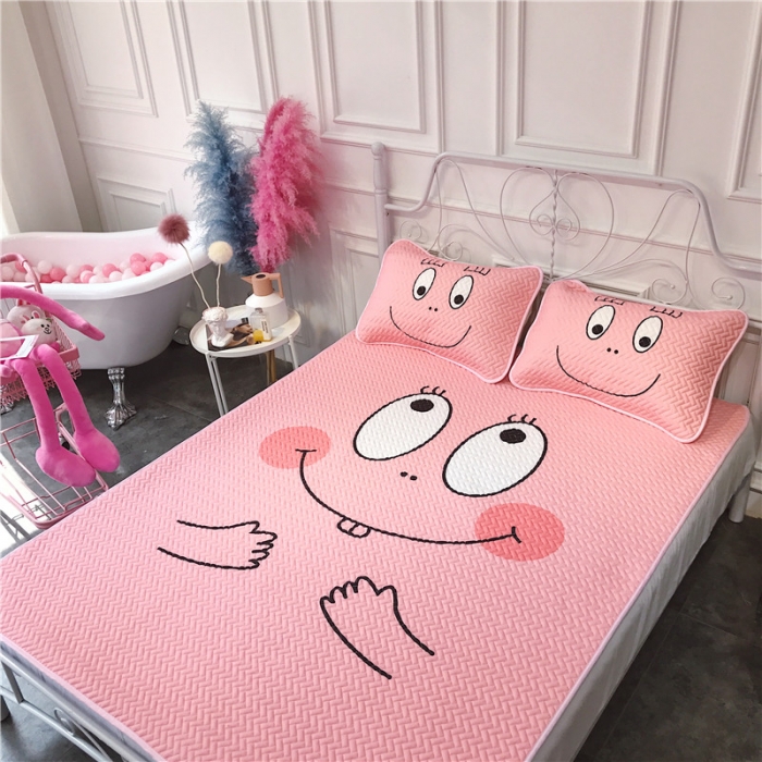 91家纺网 家纺一手货源 找家纺 昔可 chic风高颜值亲肤天丝空调软席三件套可爱巴巴