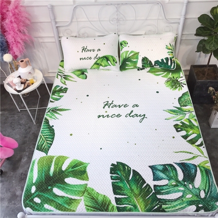 昔可 chic风高颜值亲肤天丝空调软席三件套绿境