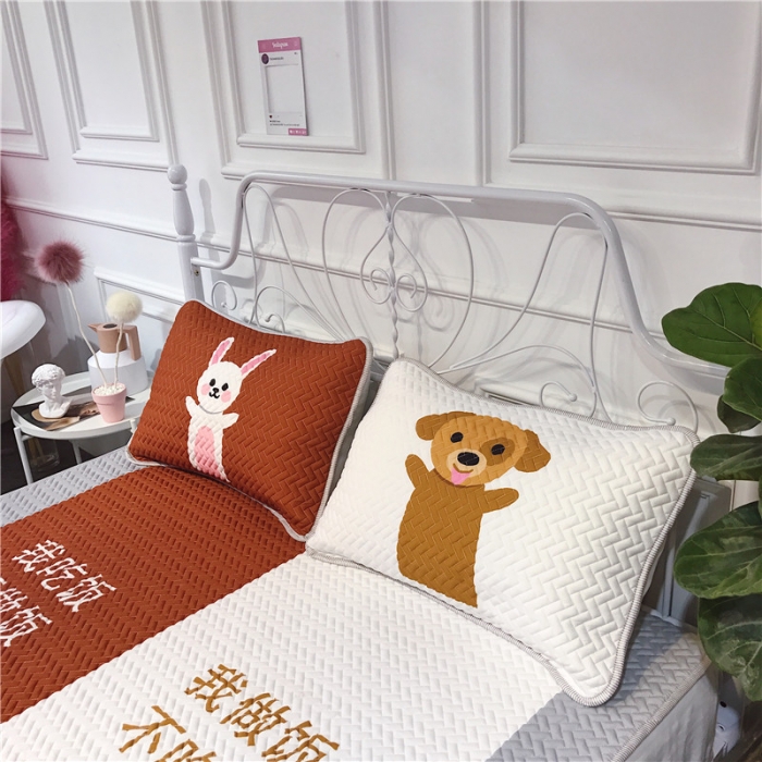 91家纺网 家纺一手货源 找家纺 昔可 chic风高颜值亲肤天丝空调软席三件套天生一对