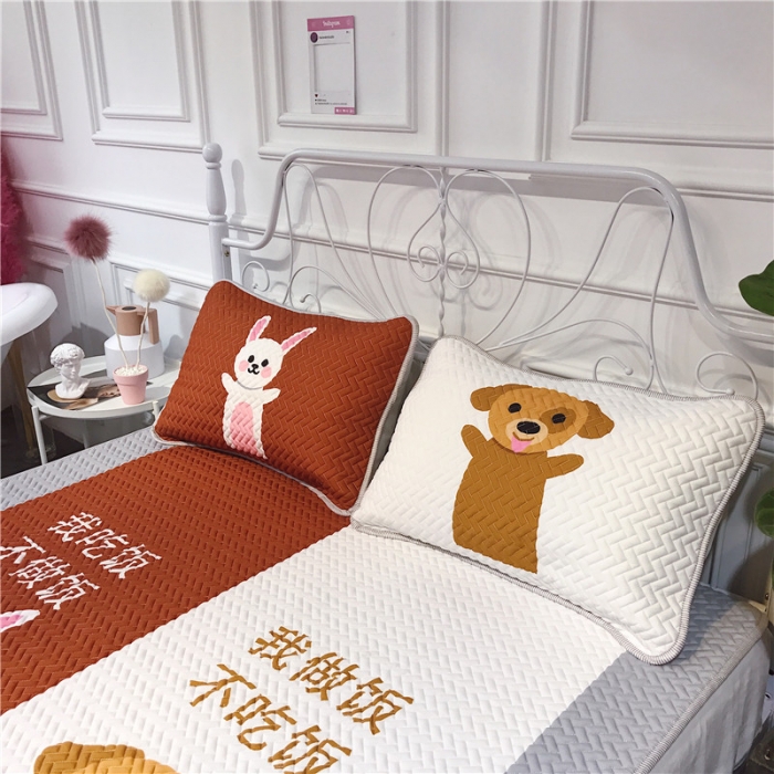 91家纺网 家纺一手货源 找家纺 昔可 chic风高颜值亲肤天丝空调软席三件套天生一对