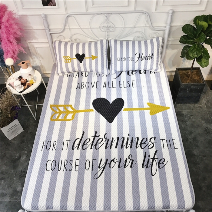 91家纺网 家纺一手货源 找家纺 昔可 chic风高颜值亲肤天丝空调软席三件套一剑穿心