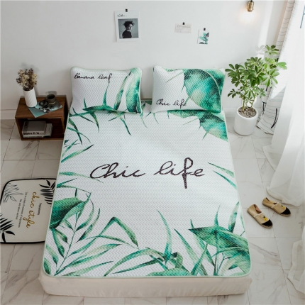 91家纺网 家纺一手货源 找家纺 （总）昔可家纺 chic风高颜值亲肤天丝空调软席三件套影棚图