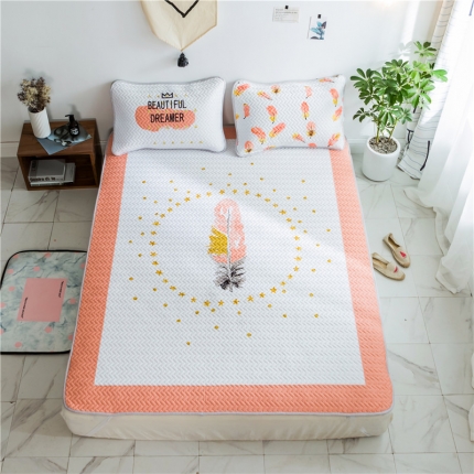 91家纺网 家纺一手货源 找家纺 （总）昔可家纺 chic风高颜值亲肤天丝空调软席三件套影棚图