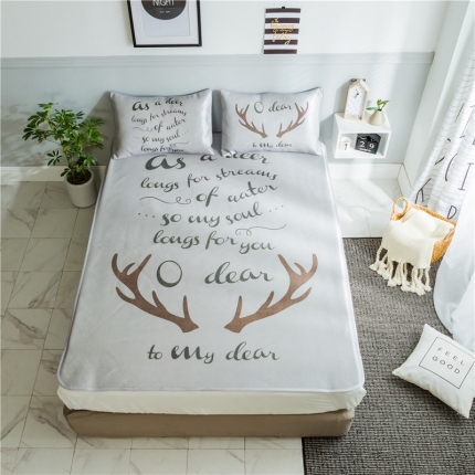 91家纺网 家纺一手货源 找家纺 （总）昔可家纺 爆款冰丝席简约系列影棚图