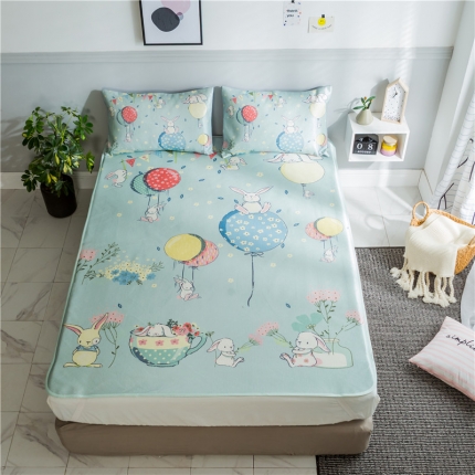 91家纺网 家纺一手货源 找家纺 （总）昔可家纺 爆款冰丝席卡通系列影棚图