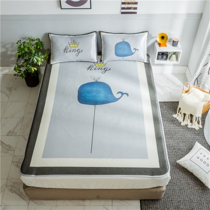 91家纺网 家纺一手货源 找家纺 （总）昔可家纺 爆款冰丝席卡通系列影棚图