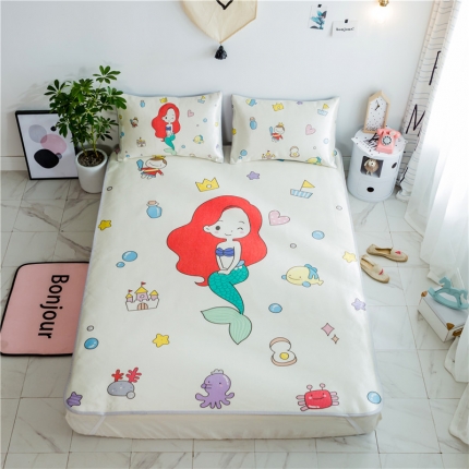 91家纺网 家纺一手货源 找家纺 （总）昔可家纺 爆款冰丝席卡通系列影棚图