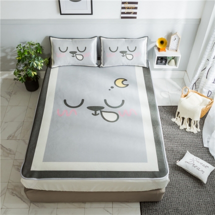 91家纺网 家纺一手货源 找家纺 （总）昔可家纺 爆款冰丝席卡通系列影棚图