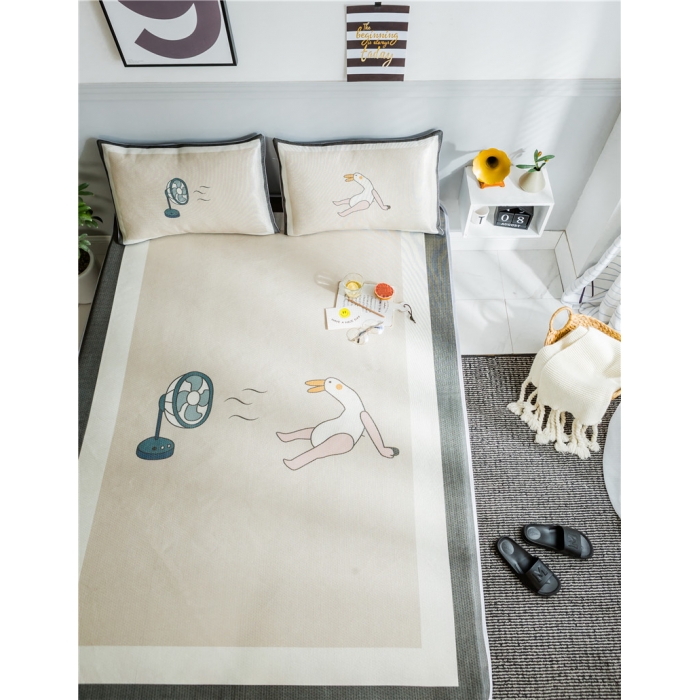 91家纺网 家纺一手货源 找家纺 （总）昔可家纺 爆款冰丝席卡通系列影棚图