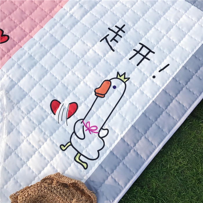 91家纺网 家纺一手货源 找家纺 昔可家纺 2018新款野餐垫 擦浪嘿