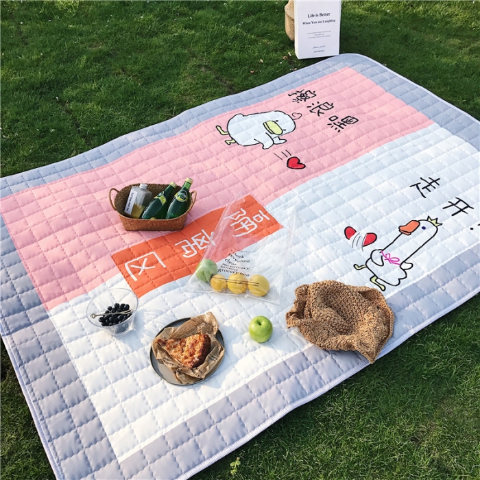 91家纺网 家纺一手货源 找家纺 昔可家纺 2018新款野餐垫 擦浪嘿