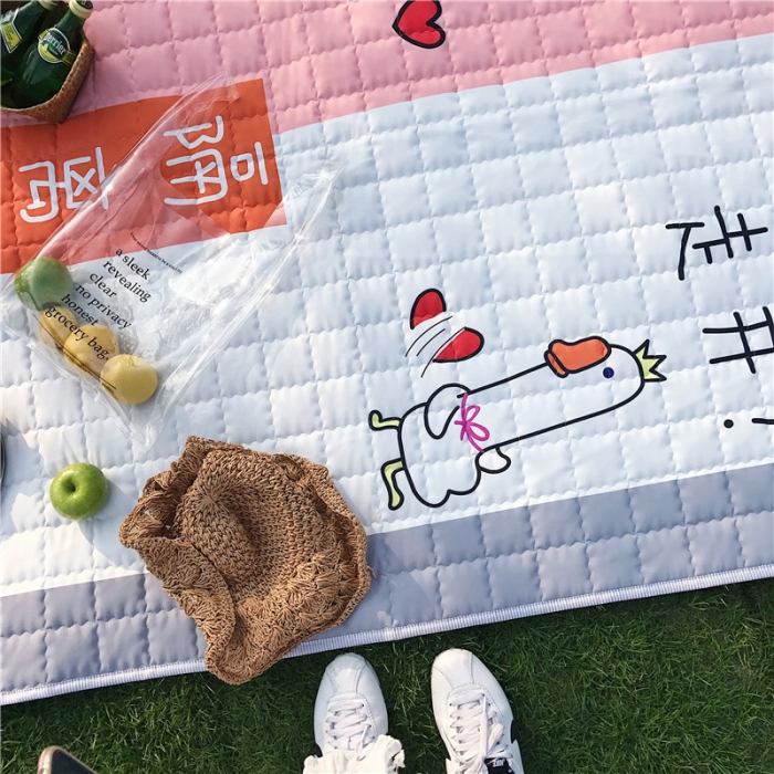 91家纺网 家纺一手货源 找家纺 昔可家纺 2018新款野餐垫 擦浪嘿