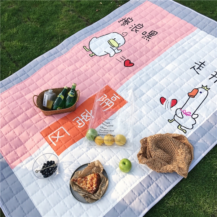 91家纺网 家纺一手货源 找家纺 昔可家纺 2018新款野餐垫 擦浪嘿