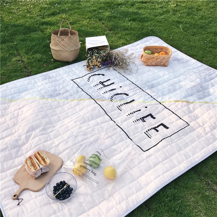 91家纺网 家纺一手货源 找家纺 昔可家纺 2018新款野餐垫 大理石纹粉